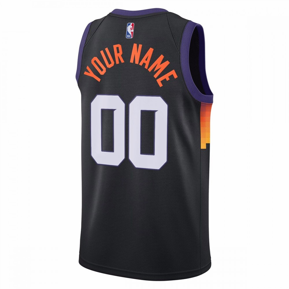 Phoenix Suns Unisex 2020/21 Custom Swingman Jersey - Black - City Edition-Pro Kit Vault | Brand New 26/27 Sports Jerseys